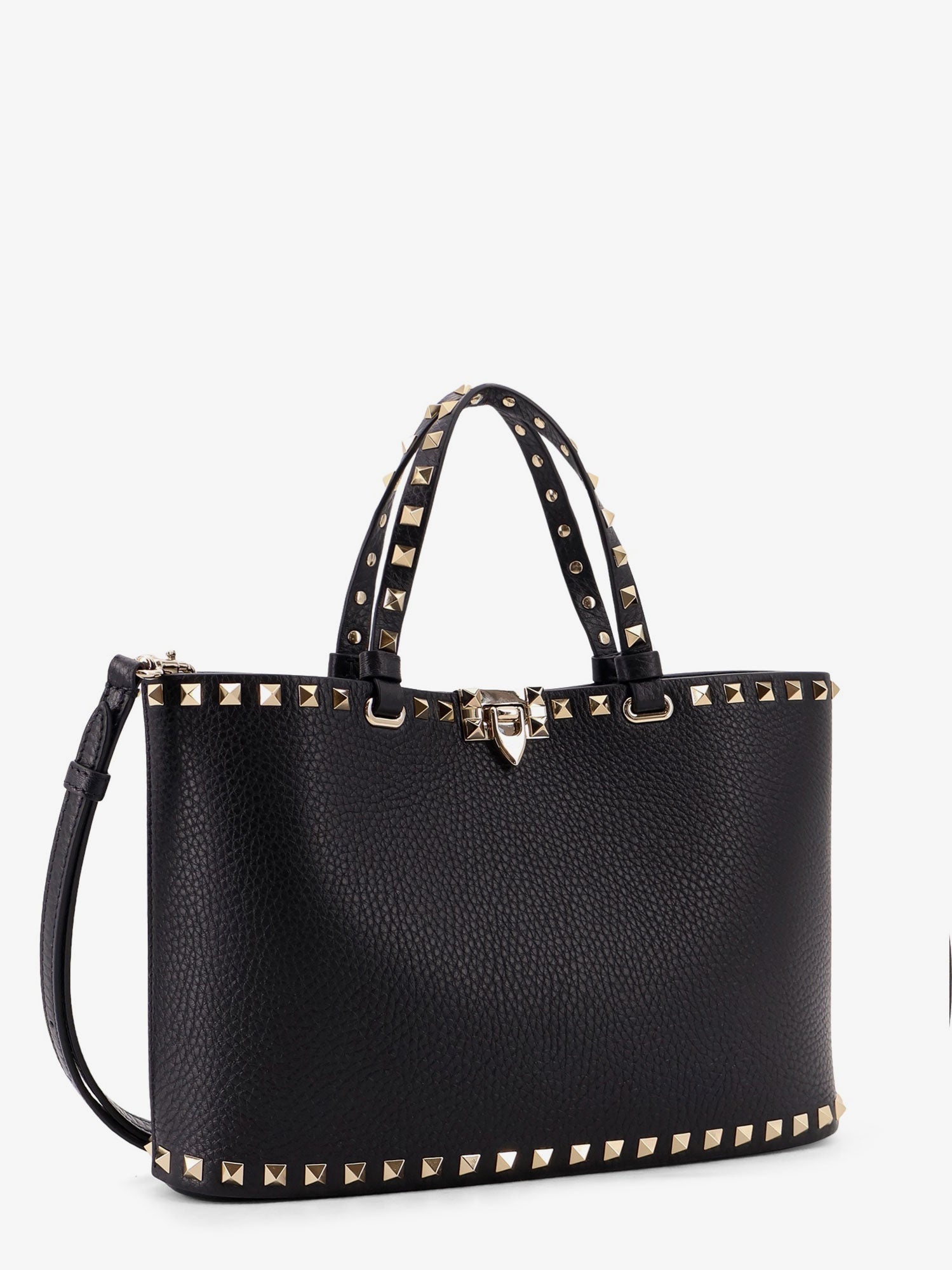 Valentino Garavani Rockstud Small Tote Valentino Garavani Leather Bag - 3