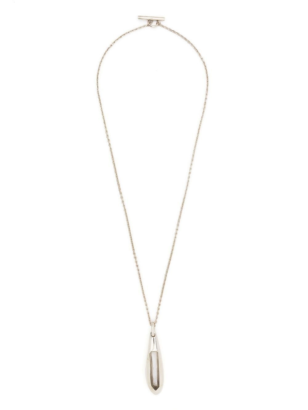 Chrysalis quartz pendant necklace - 3