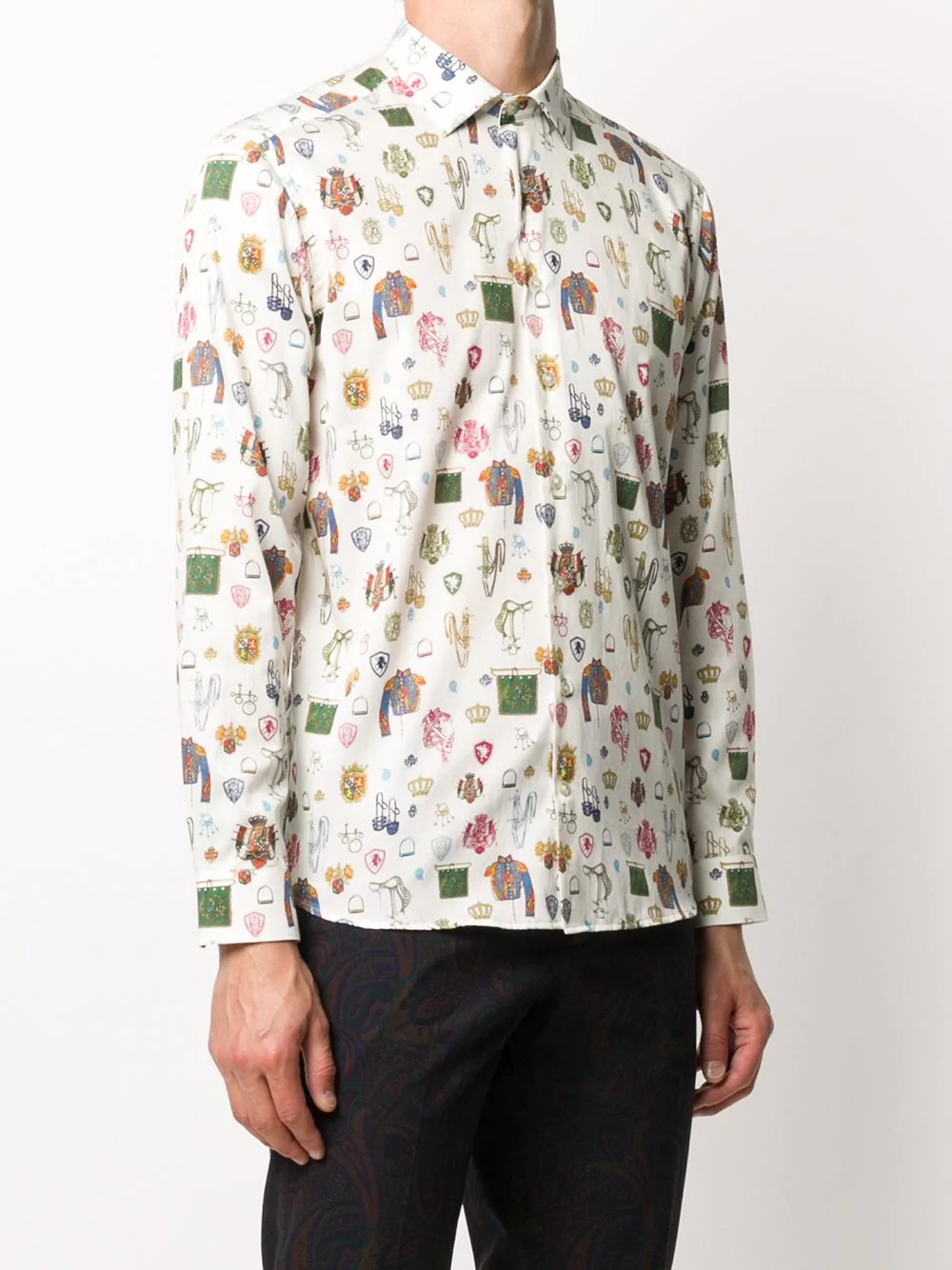 printed cotton shirt - 3