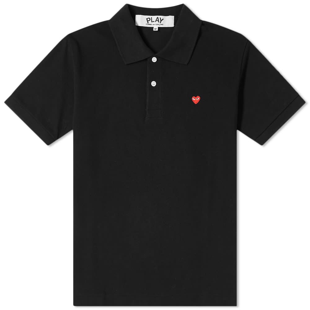 Comme des Garcons Play Little Red Heart Polo - 1