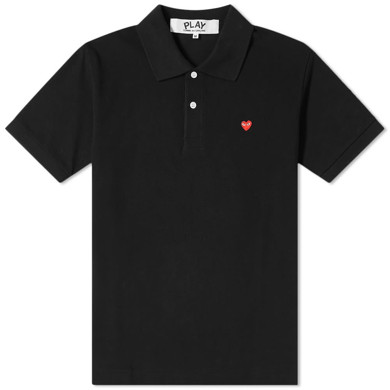 Comme des Garcons Play Little Red Heart Polo - 1