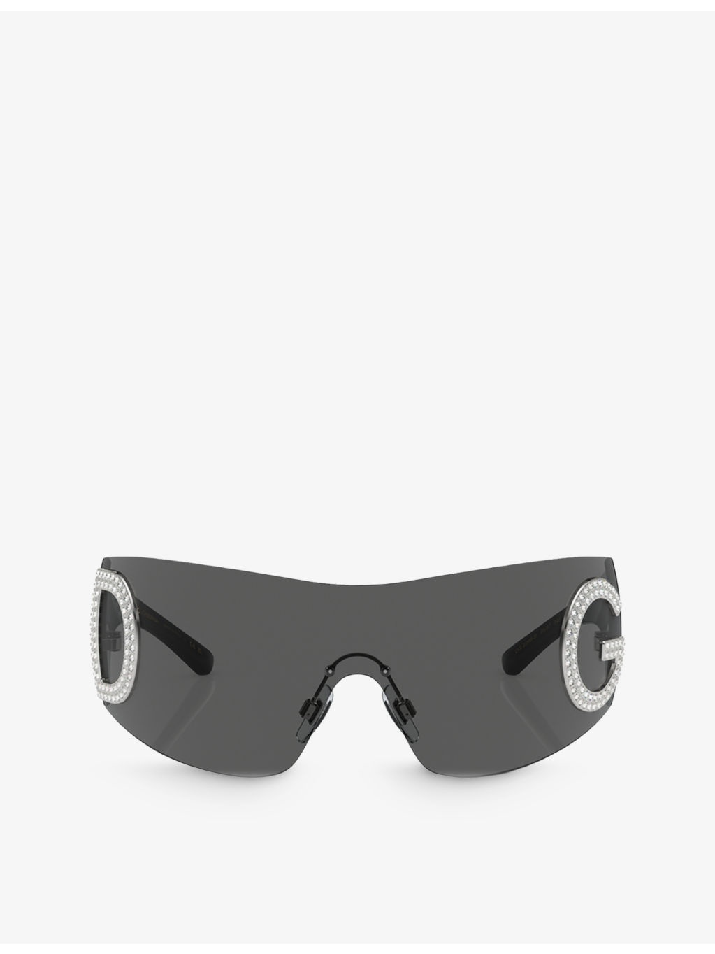 DG2298B oval-frame acetate sunglasses - 1