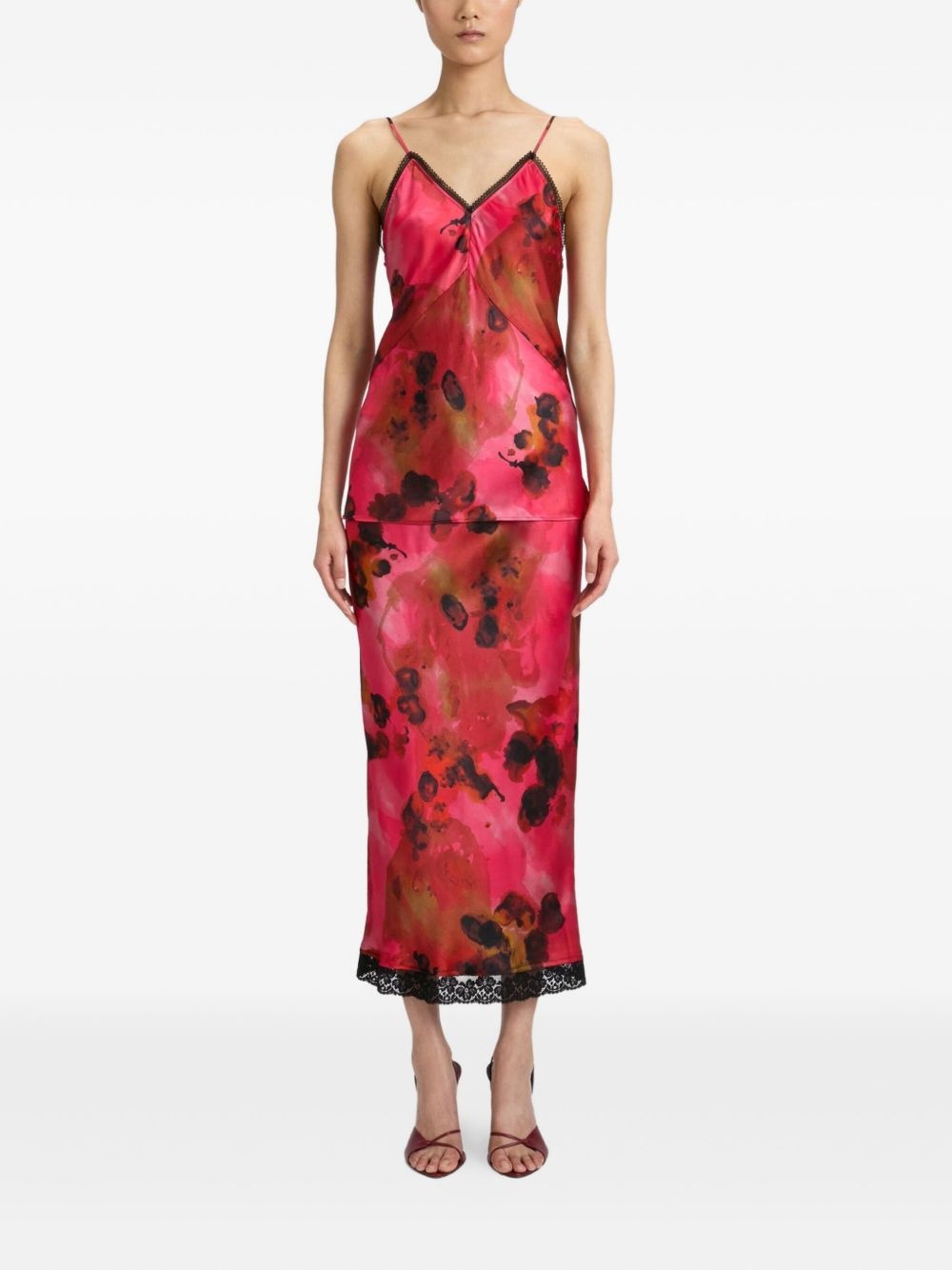 floral-print maxi dress - 2