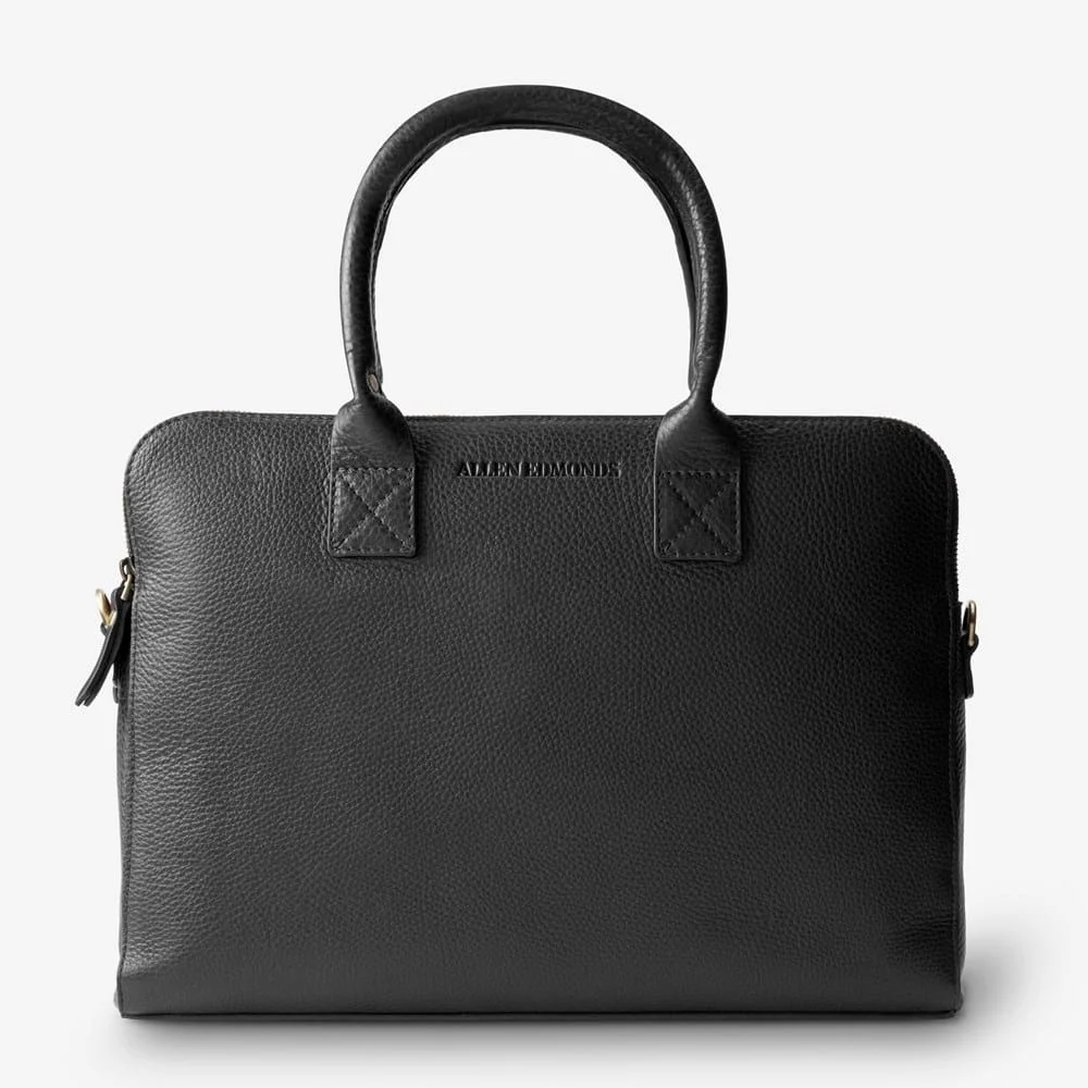 Slim Leather Briefcase - 1