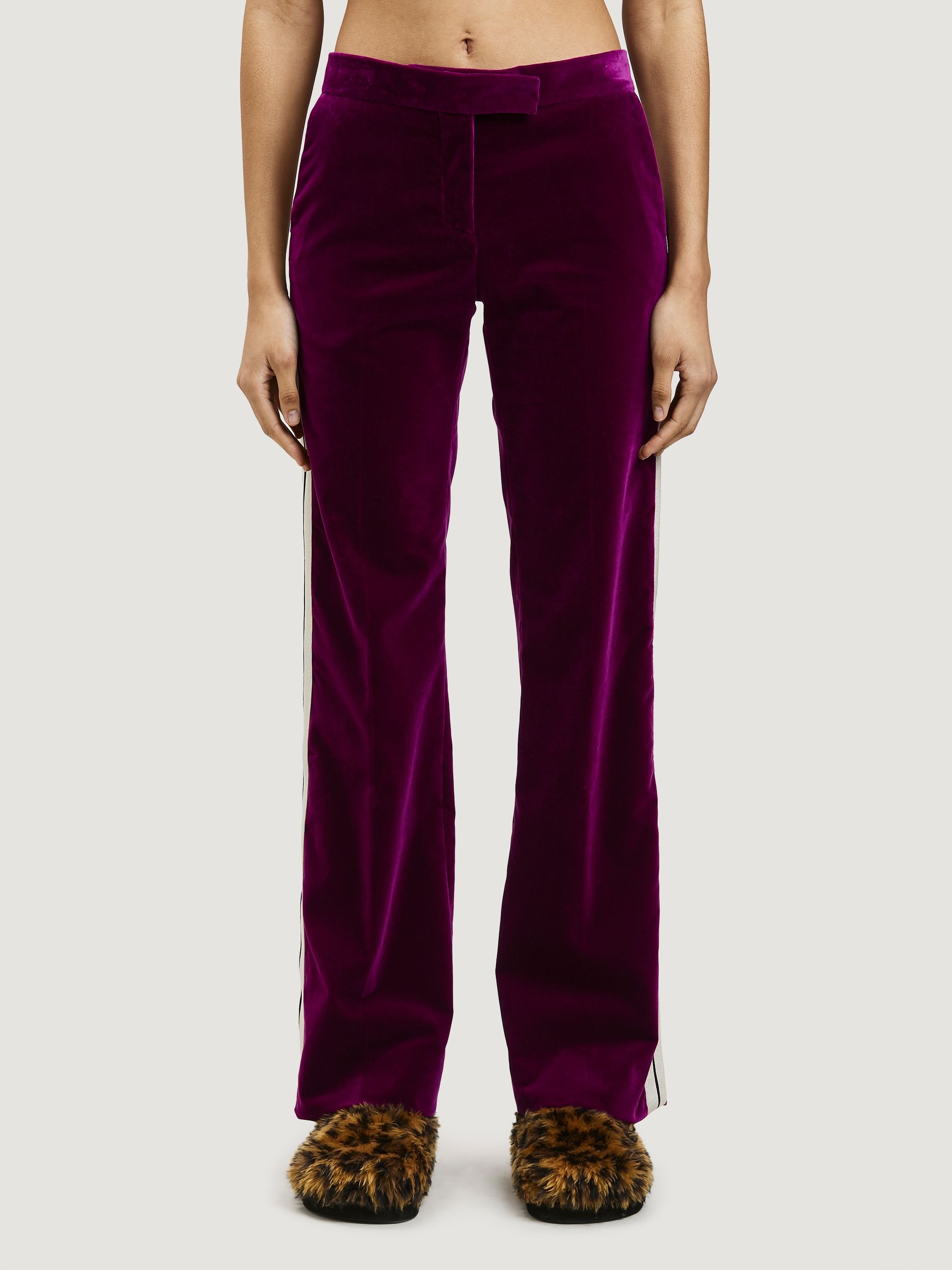 TUXEDO VELVET PANTS - 3