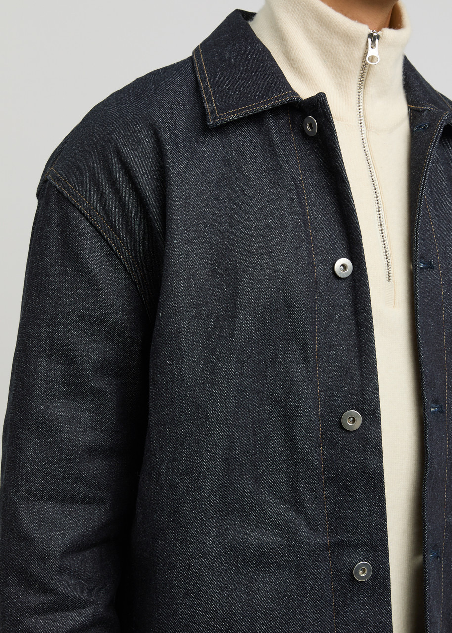 Jil Sander Contrast-stitch Denim Shirt - 5