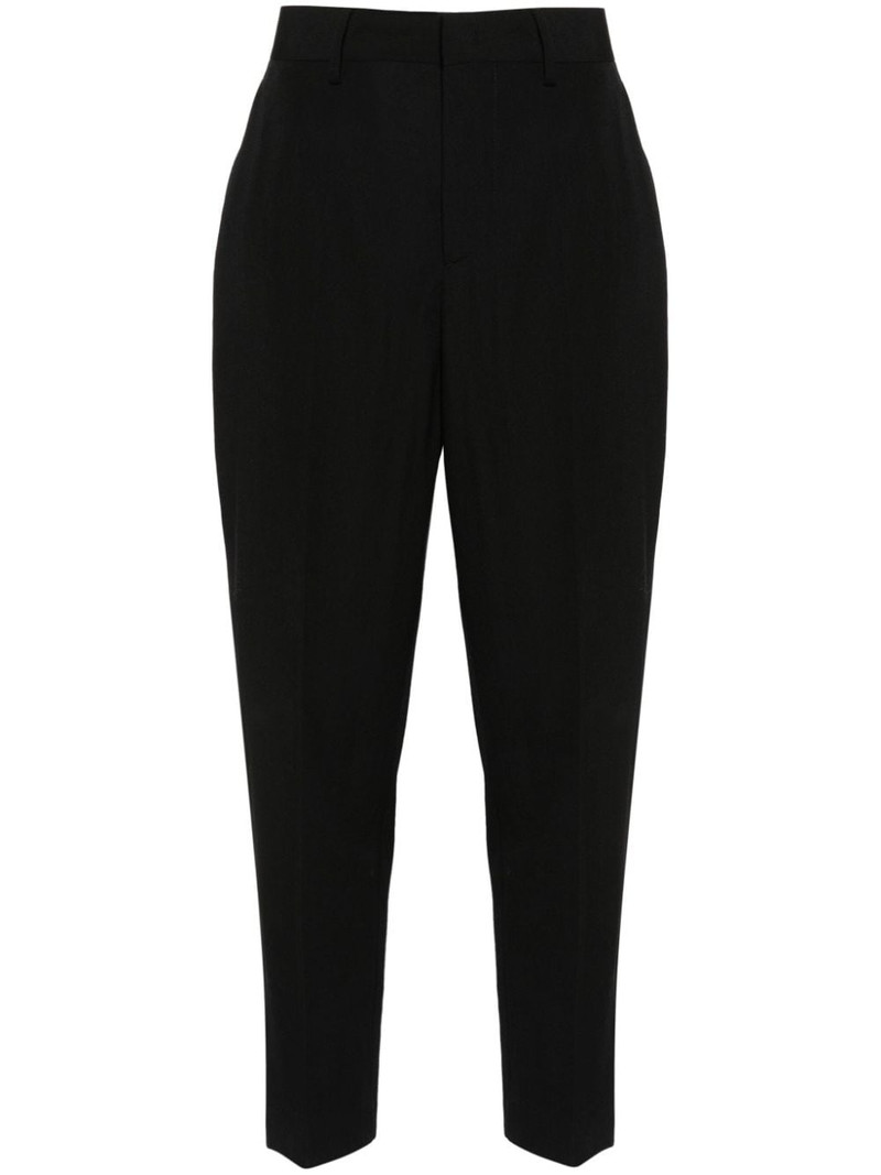 straight cropped trousers 1