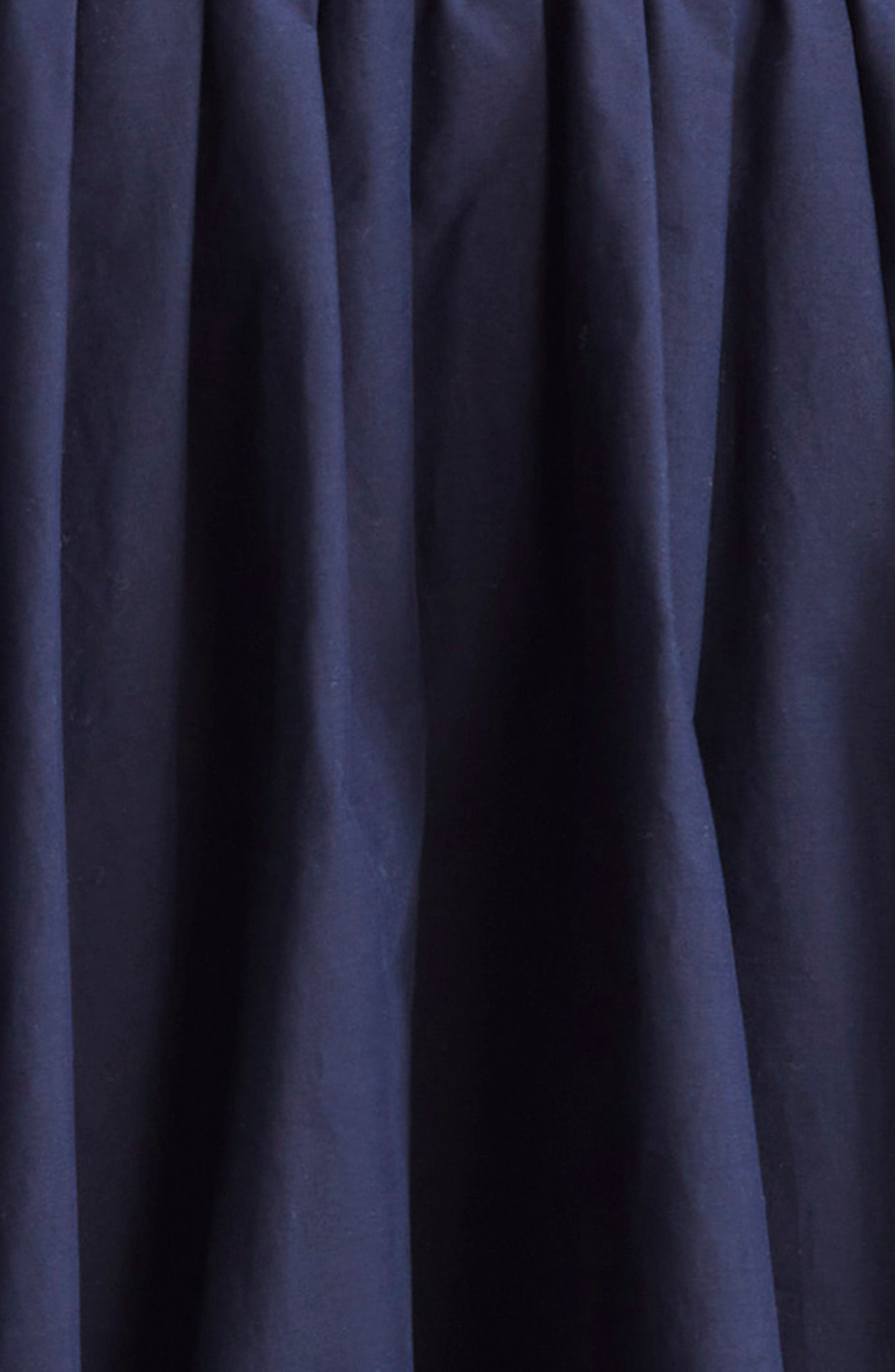 Derek Lam 10 Crosby Calla One-Shoulder Bubble Hem Mixed Media Dress in Navy at Nordstrom - 6