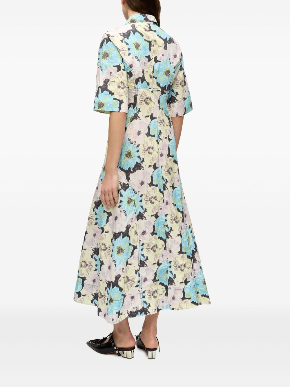 printed maxi dress - 3