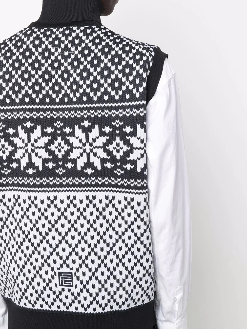 roll-neck sleeveless jumper - 6