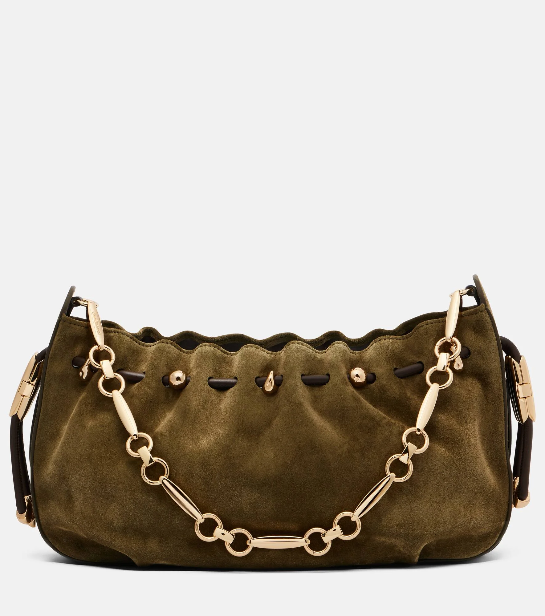 Halcyon suede shoulder bag - 1