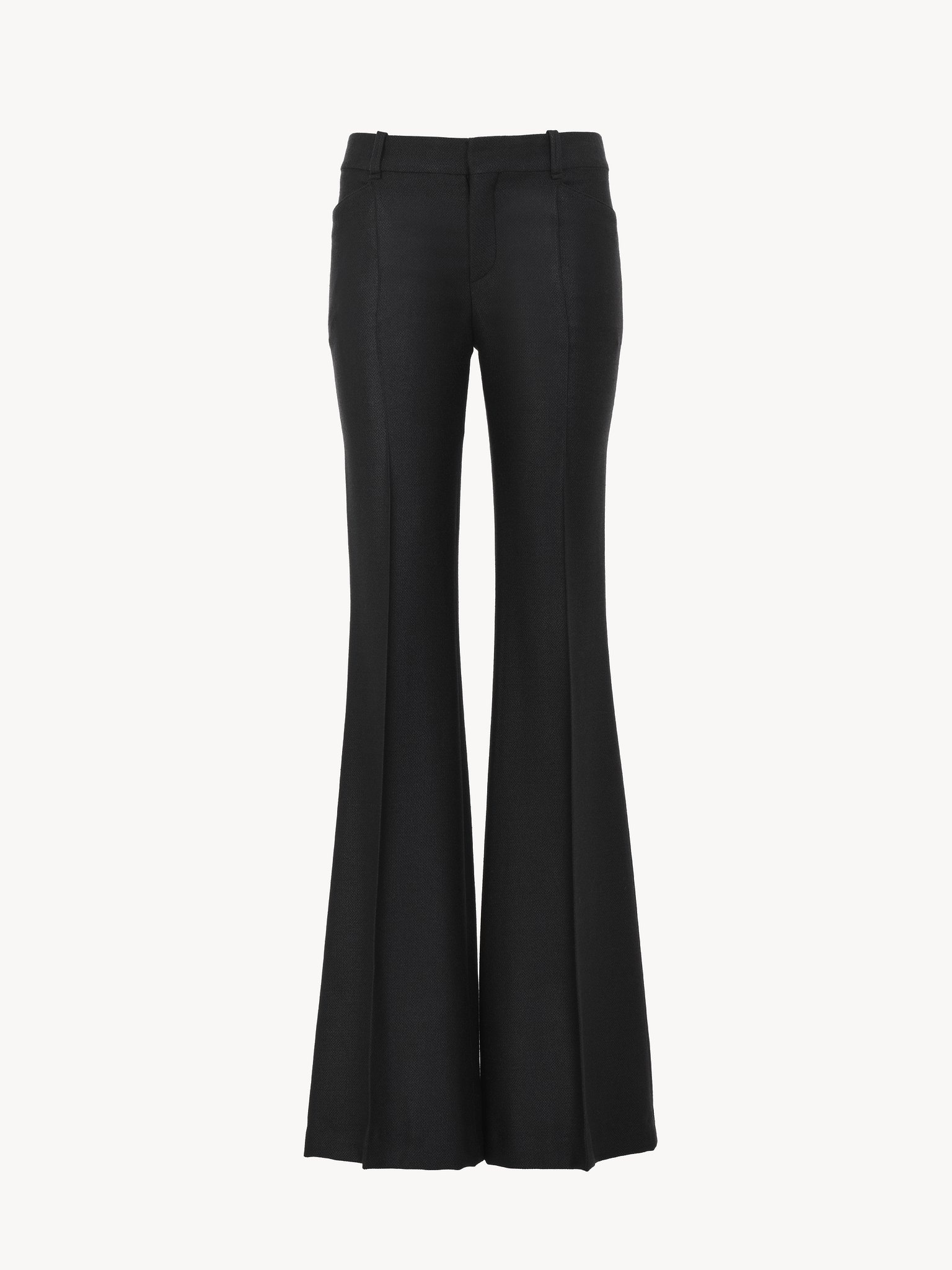 HIGH-WAISTED FLARE PANTS - 2