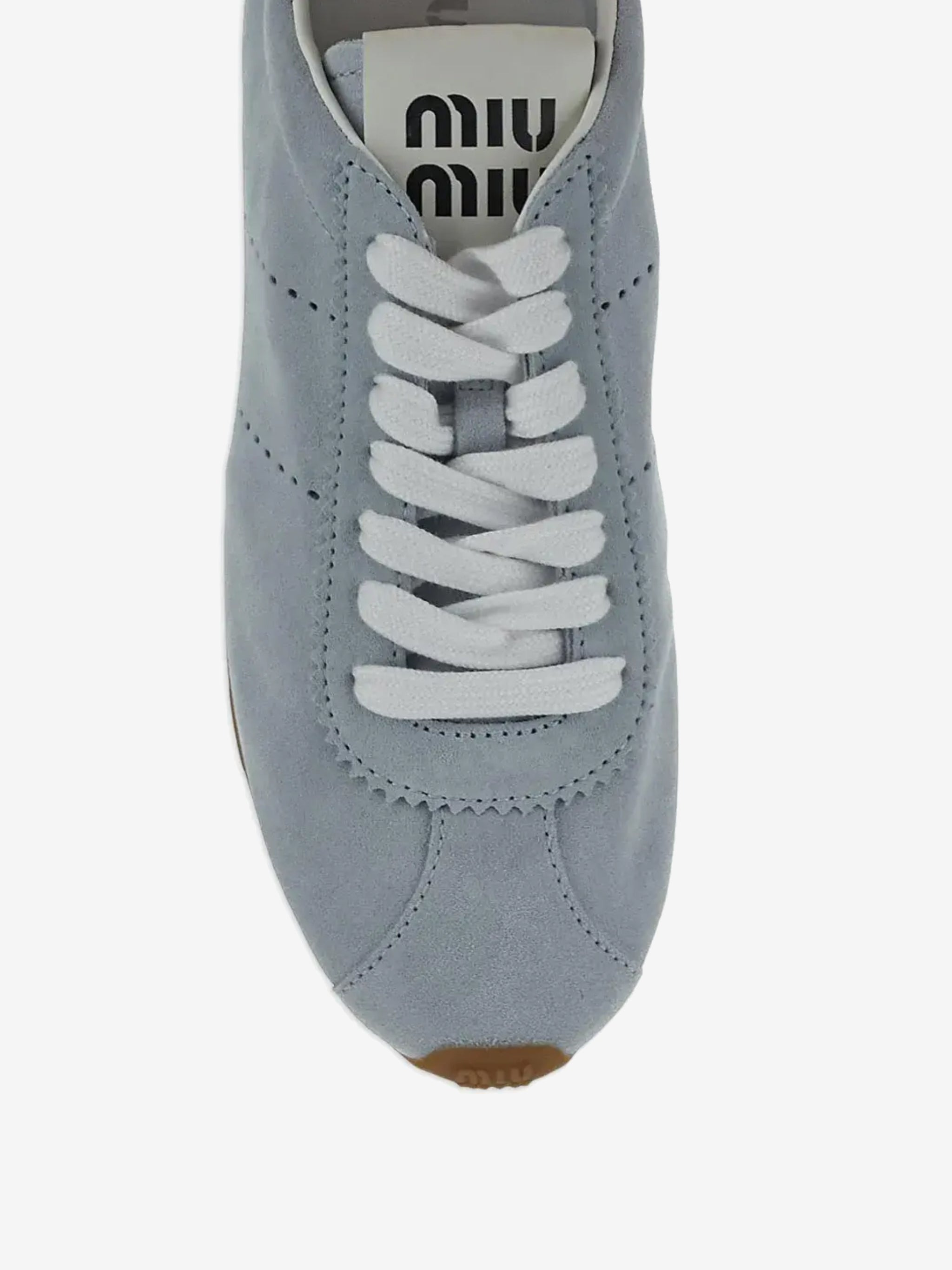 MIU MIU - Women Plume Suede Sneakers - 4