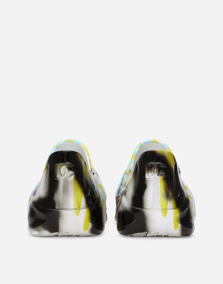 Spray-paint rubber Toy sneakers - 3