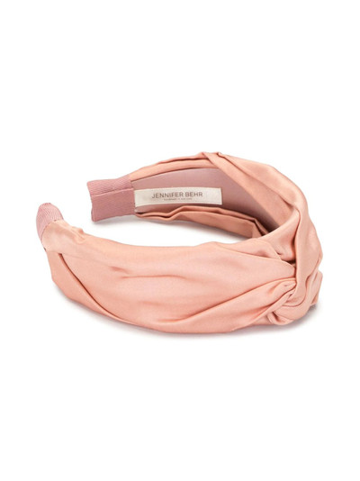 Jennifer Behr Twist silk headband outlook