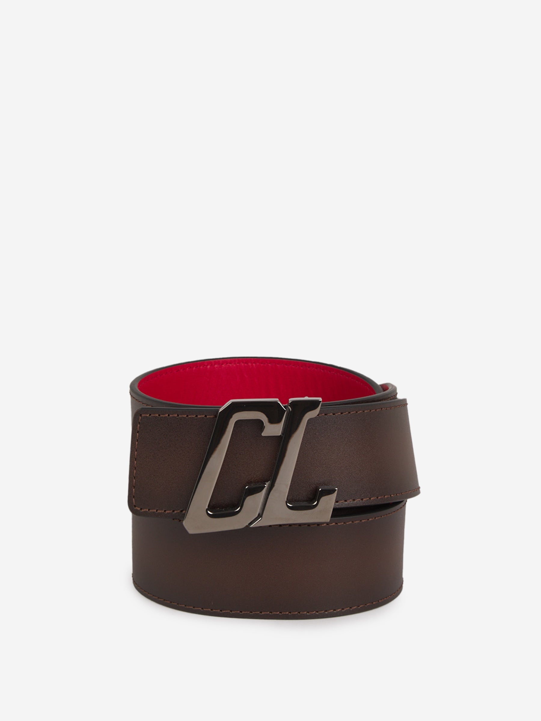 GRAINED LEATHER BELT - 1