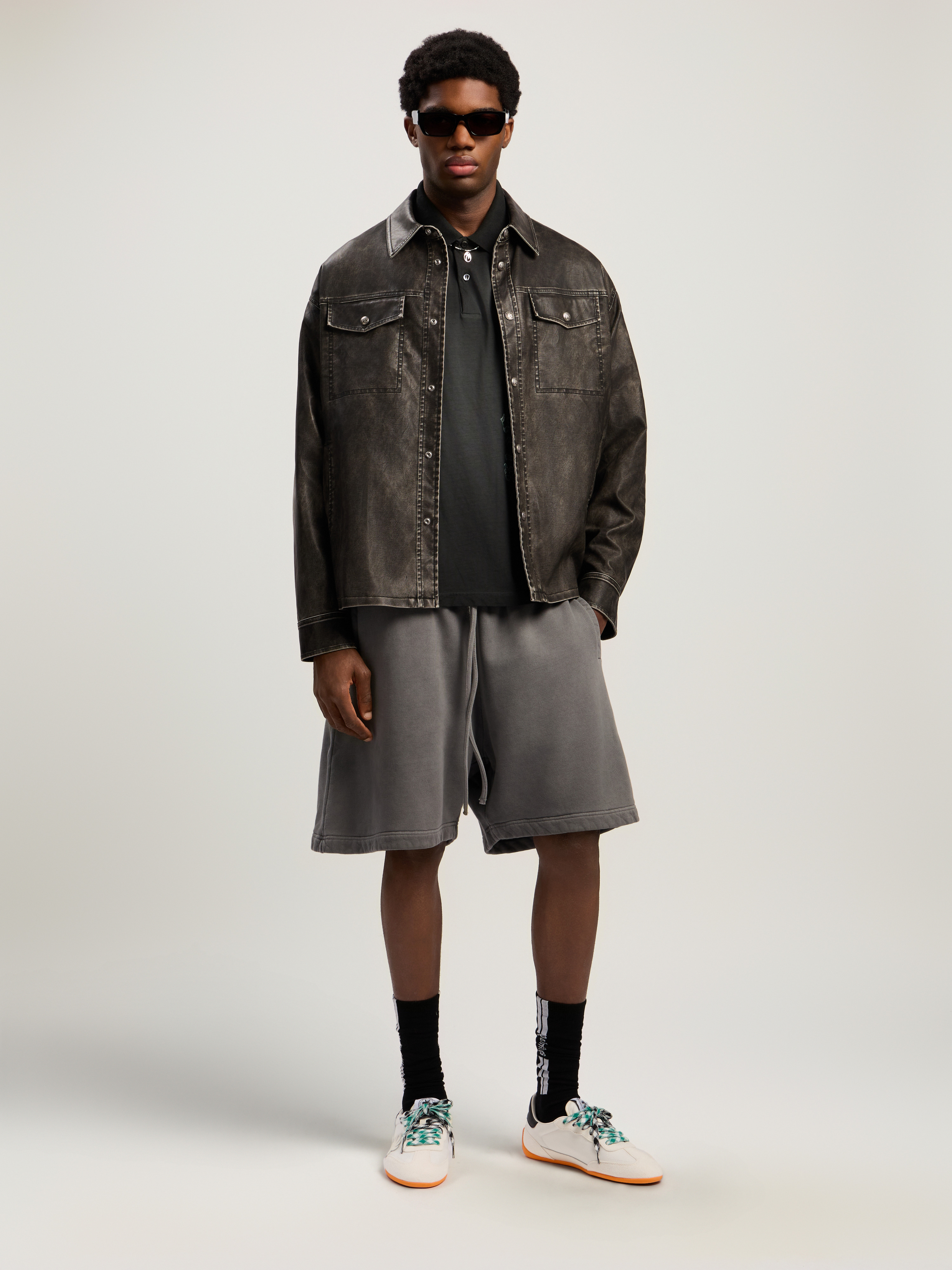 Waist Logo Sweatshort - 2