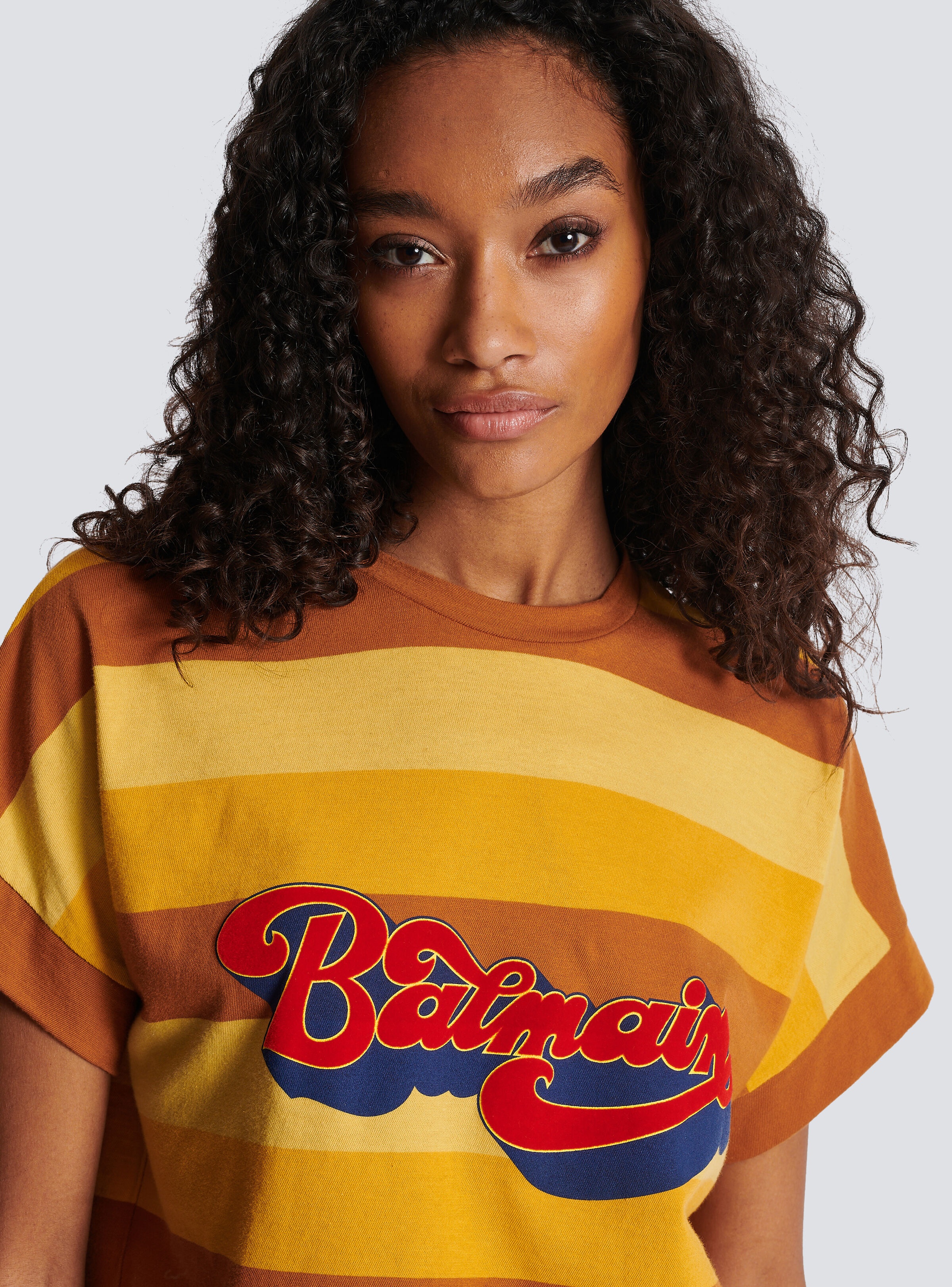 Cropped Balmain '70s T-shirt - 7