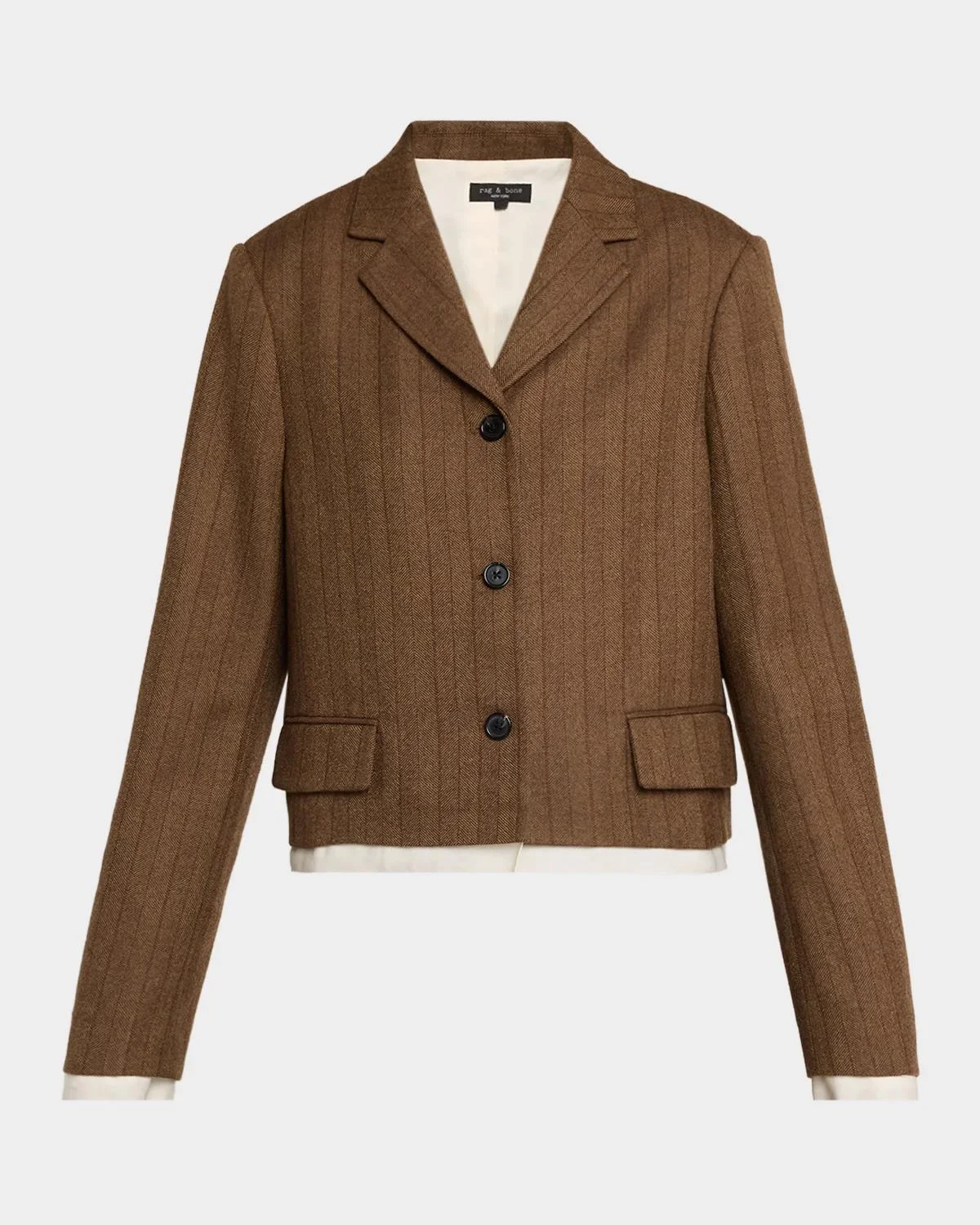 Lawrence Cropped Single-Breasted Jacket - 1