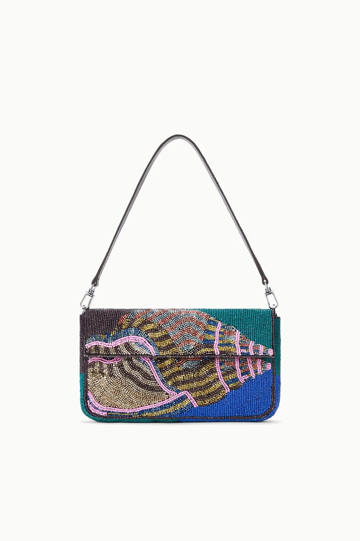 STAUD TIMMY CONVERTIBLE SHOULDER BAG CONCH SHELL - 1