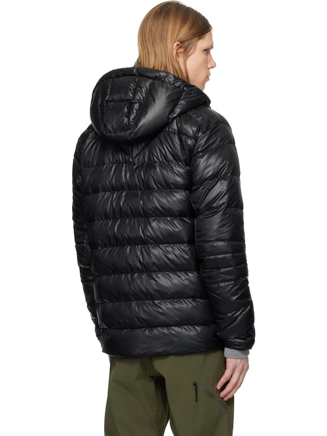 Black 'Black Label' Crofton Down Jacket - 3