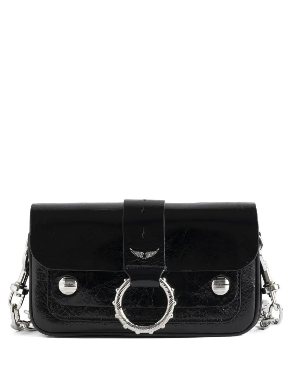 mini Kate ring-detail chain-strap bag - 1