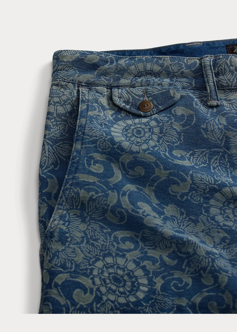 Indigo Print Jersey Short 4