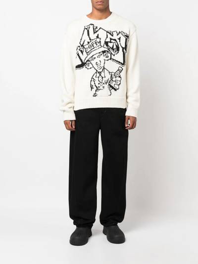 Off-White graphic-print jumper outlook