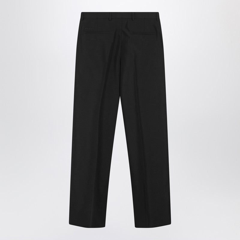 GUCCI Gucci Black Trousers In Technical Panama Men outlook