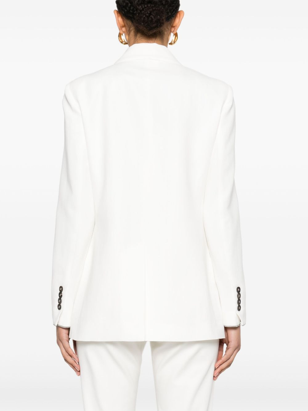 Brunello Cucinelli Women Double-Breasted Blazer - 2