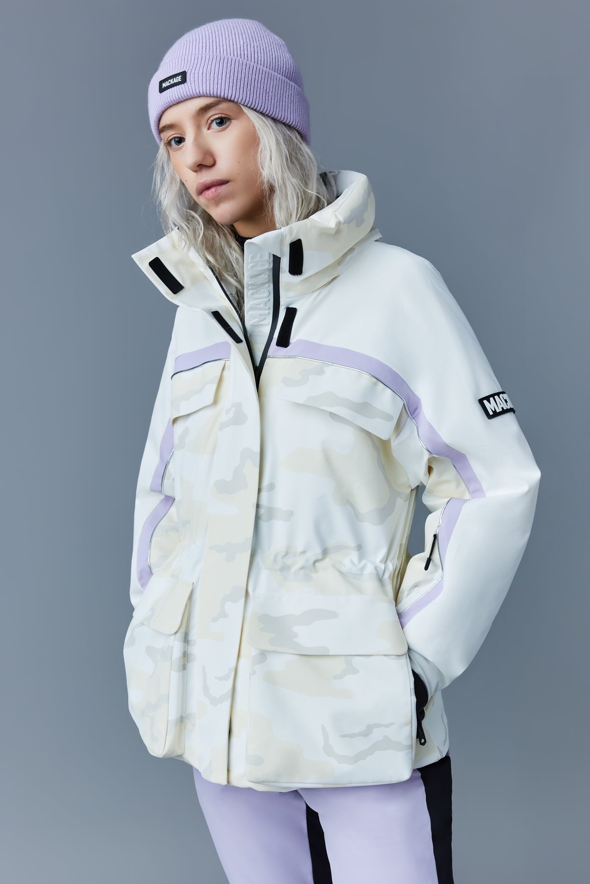 ICLYN-R Medium down ski jacket with removable hood - 5