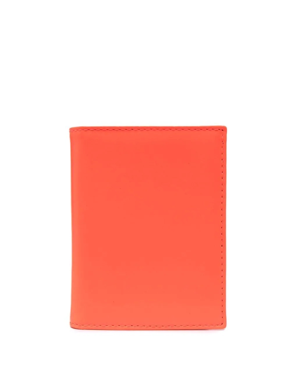 Super Fluorescent bi-fold mini leather wallet - 1