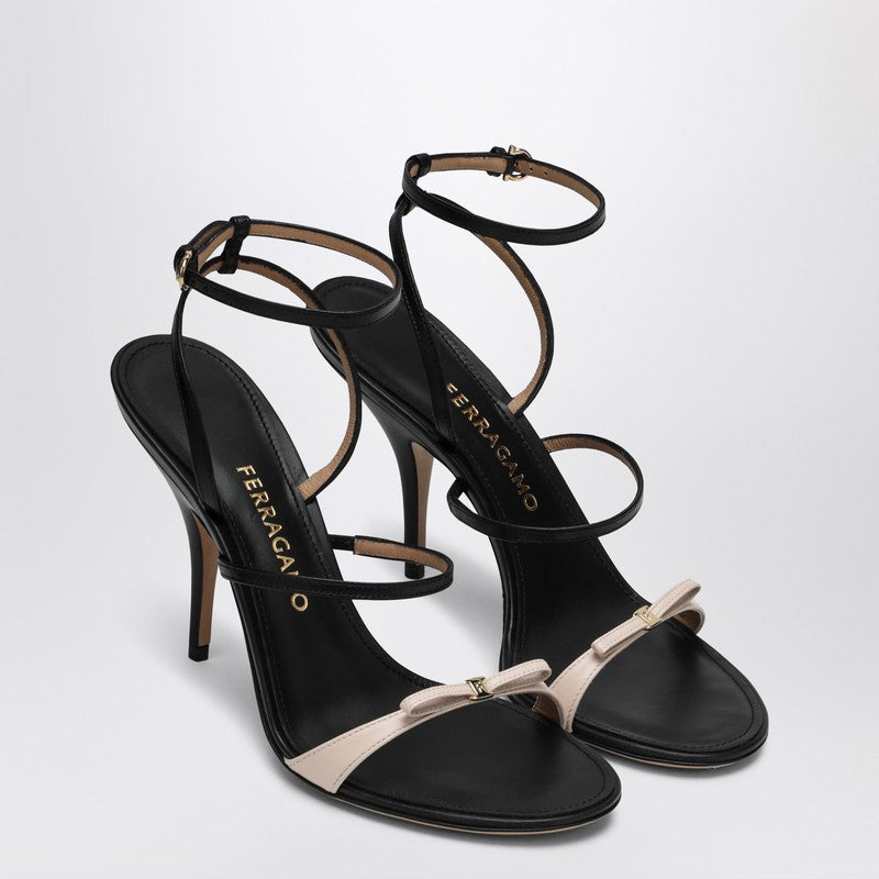Ferragamo Ariel 95 Black/Nude High Heels Women - 3