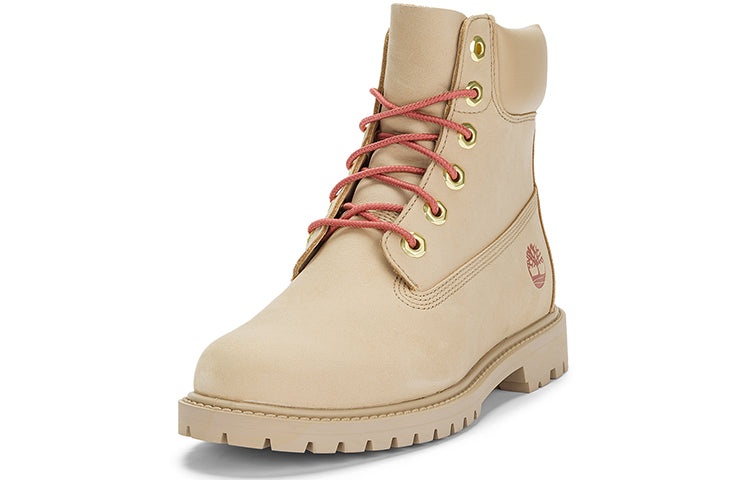 (WMNS) Timberland Premium Waterproof Boots 'Beige Nubuck' A5NY9W - 3