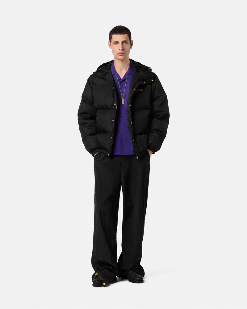 VERSACE Embroidered Puffer Jacket outlook