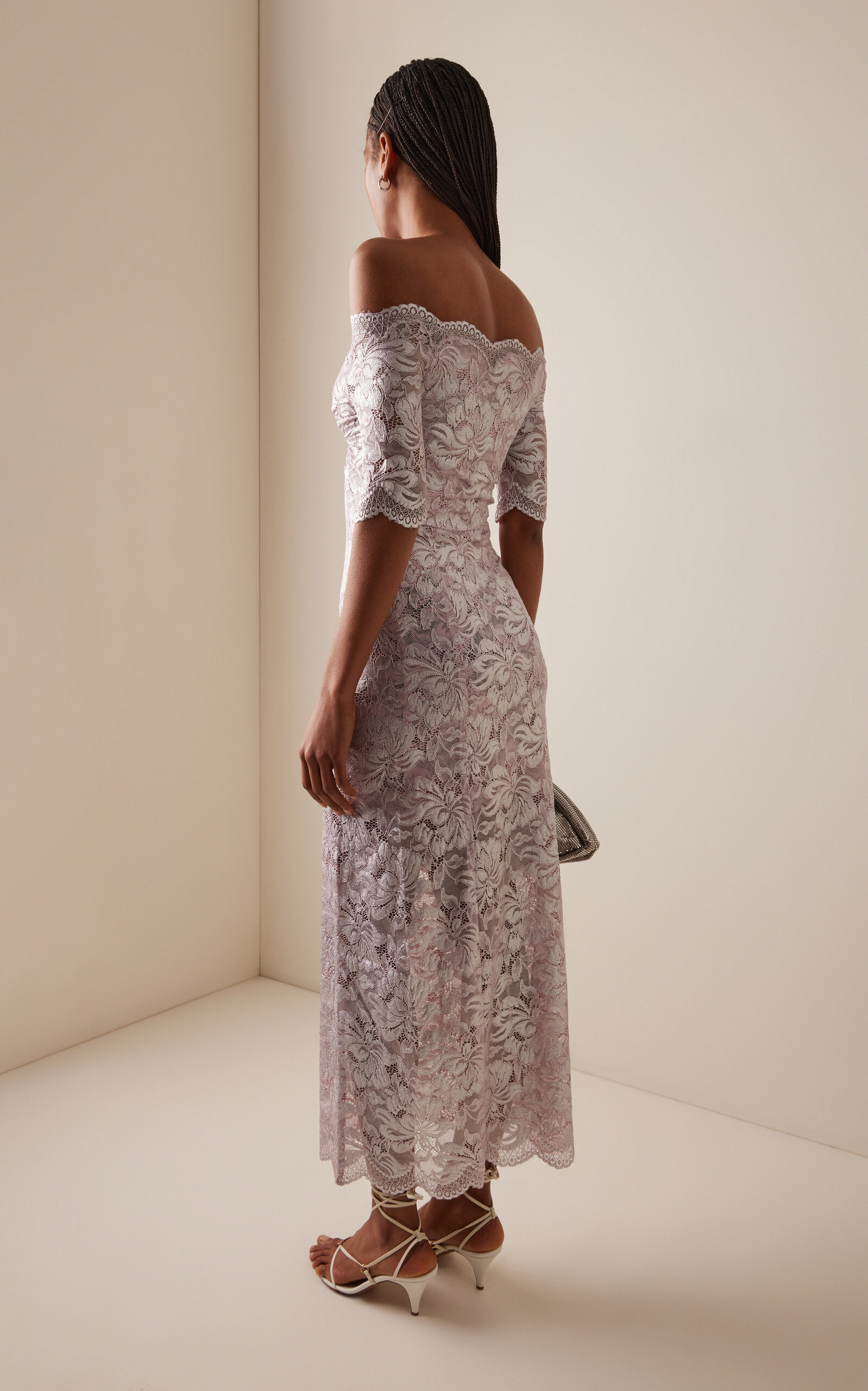 Off-The-Shoulder Gown silver - 4