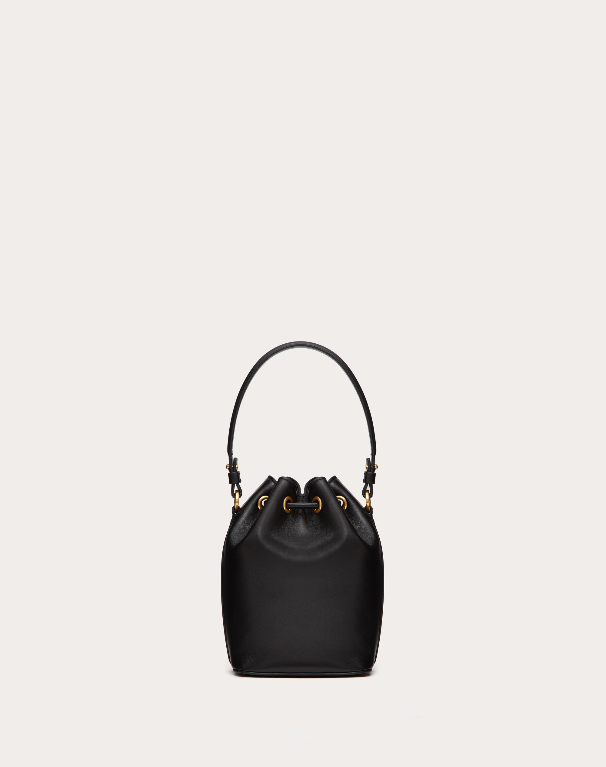 MINI VLOGO SIGNATURE BUCKET BAG IN NAPPA LEATHER - 3