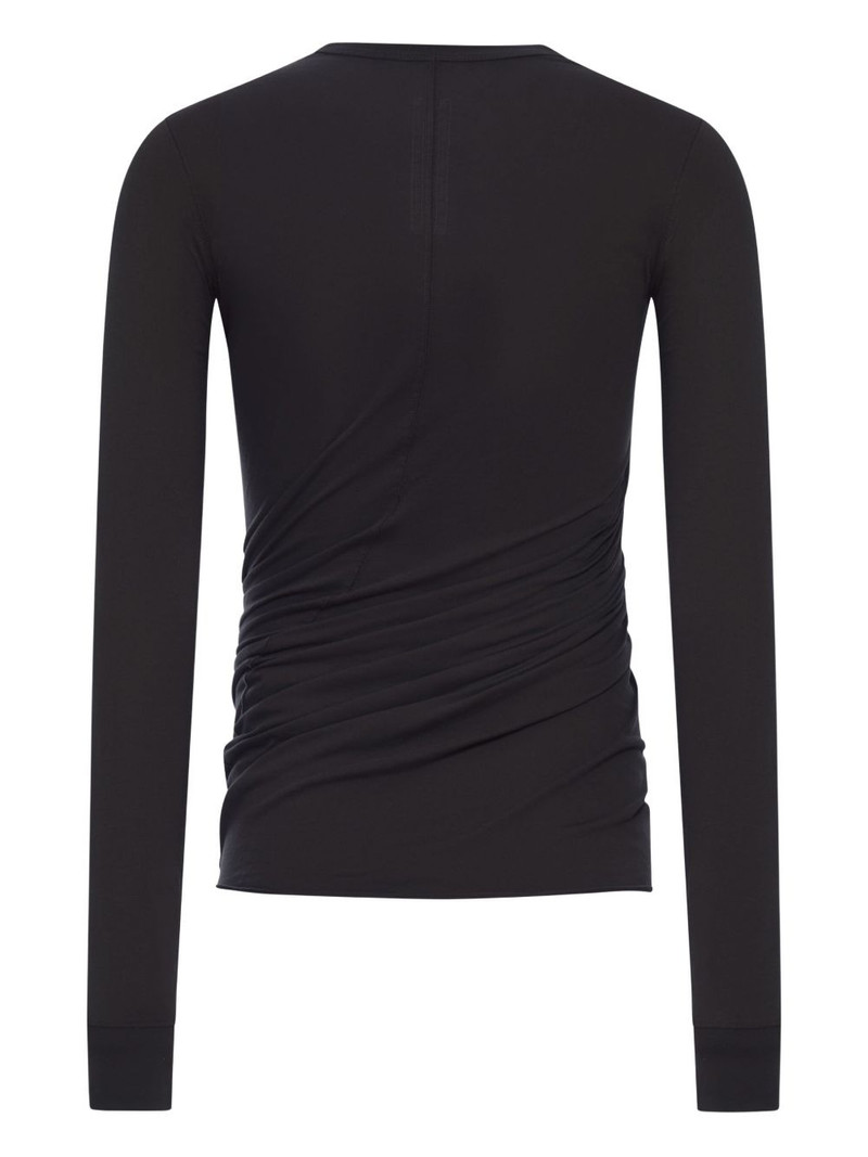 Rick Owens long-sleeve draped T-shirt outlook
