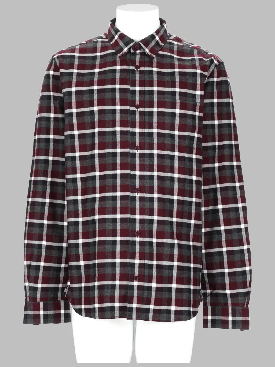 Acne Studios Men Camicia In Cotone A Quadri - 1