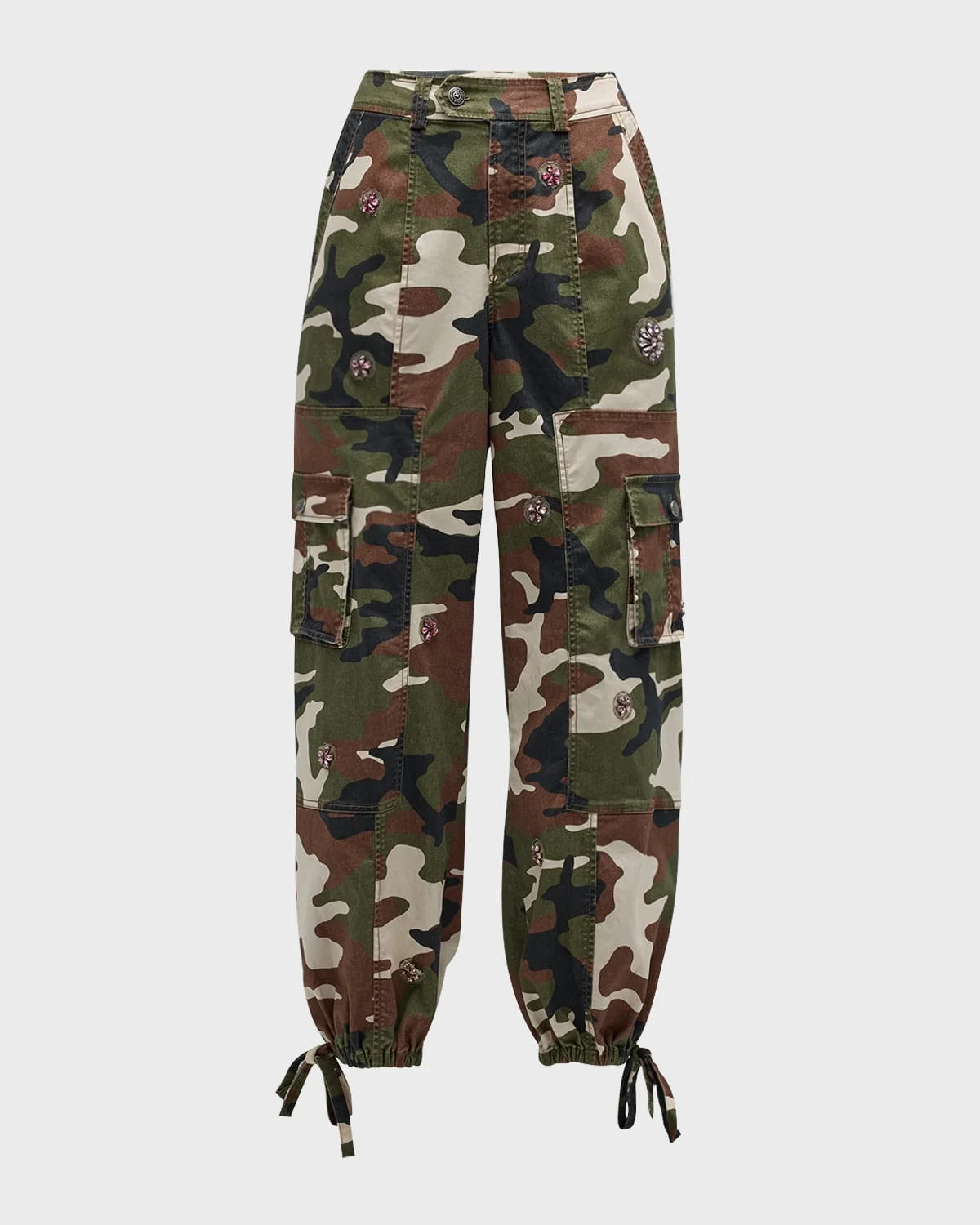 Love Camo Zola Embellished Twill Pants - 1