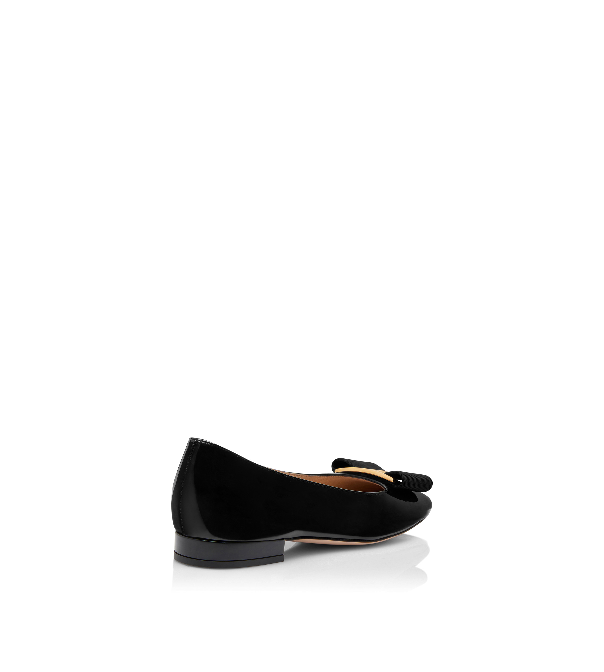 LEATHER AND GROS GRAIN AUDREY BALLERINA FLAT - 3