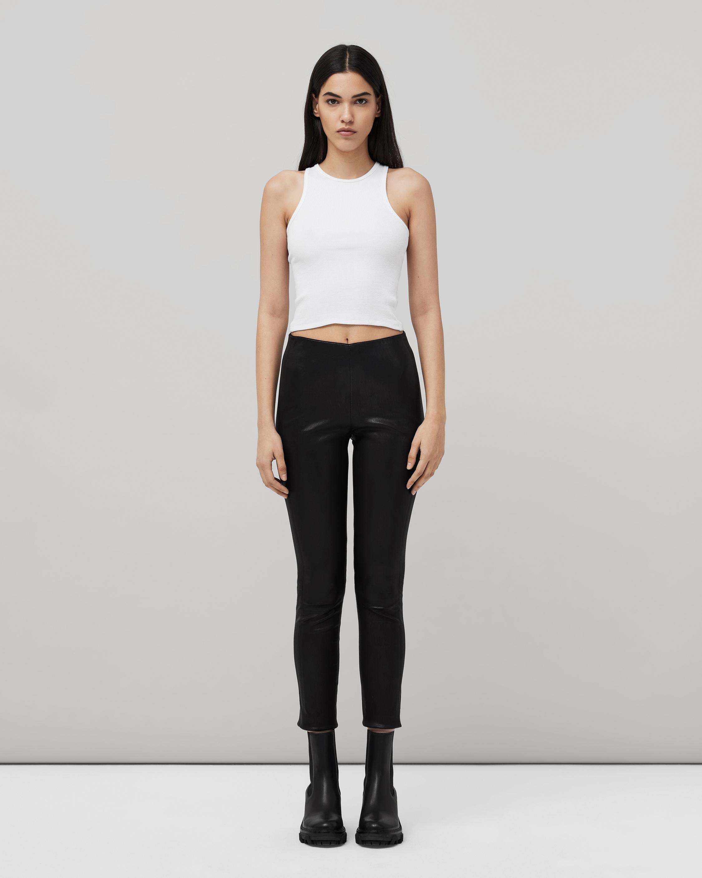 Simone Pant - Leather
Slim Fit Cropped Pant - 2