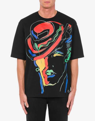 Moschino TONY VIRAMONTES ARCHIVE ORGANIC JERSEY T-SHIRT outlook