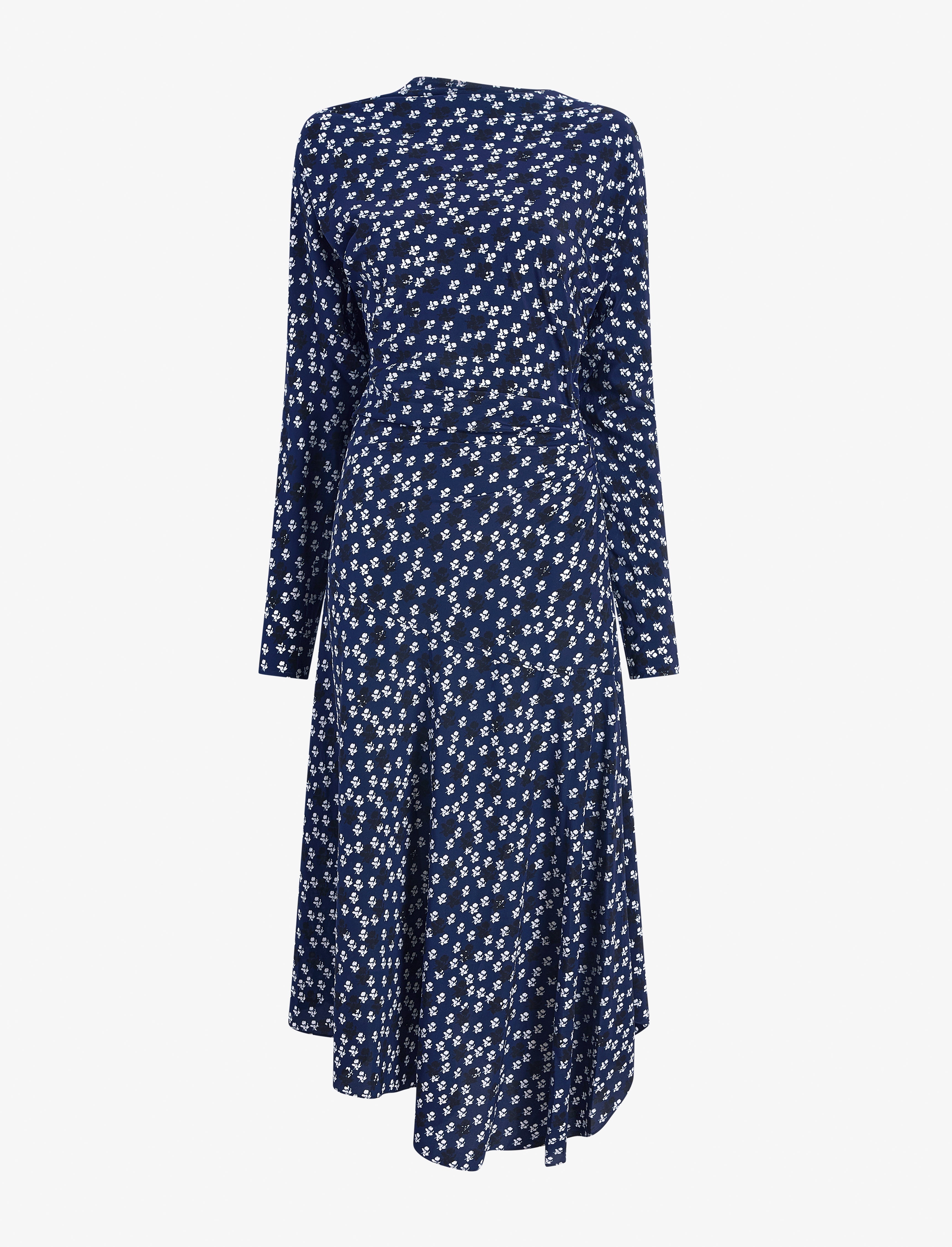 Alina Dress in Printed Silk Viscose - 1