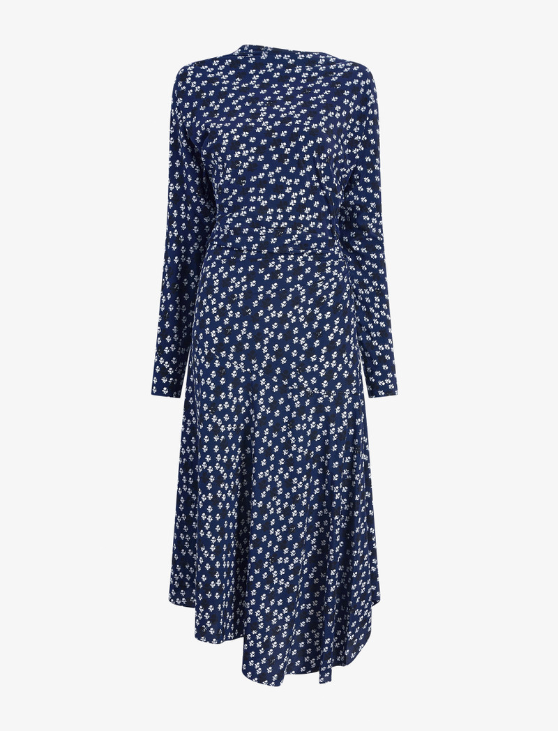 Alina Dress in Printed Silk Viscose - 1