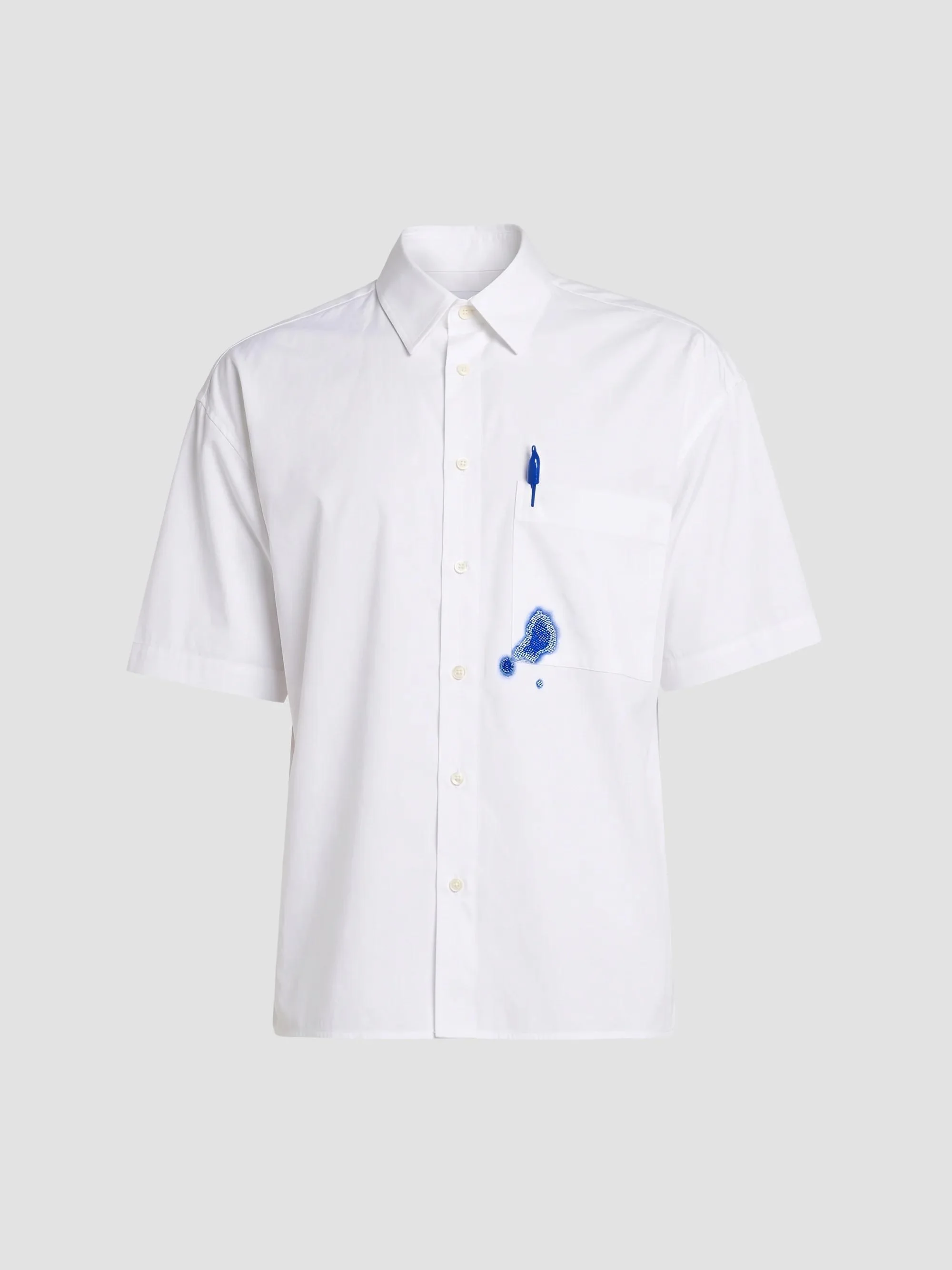 Men's Pen Office Shirt - White - 1