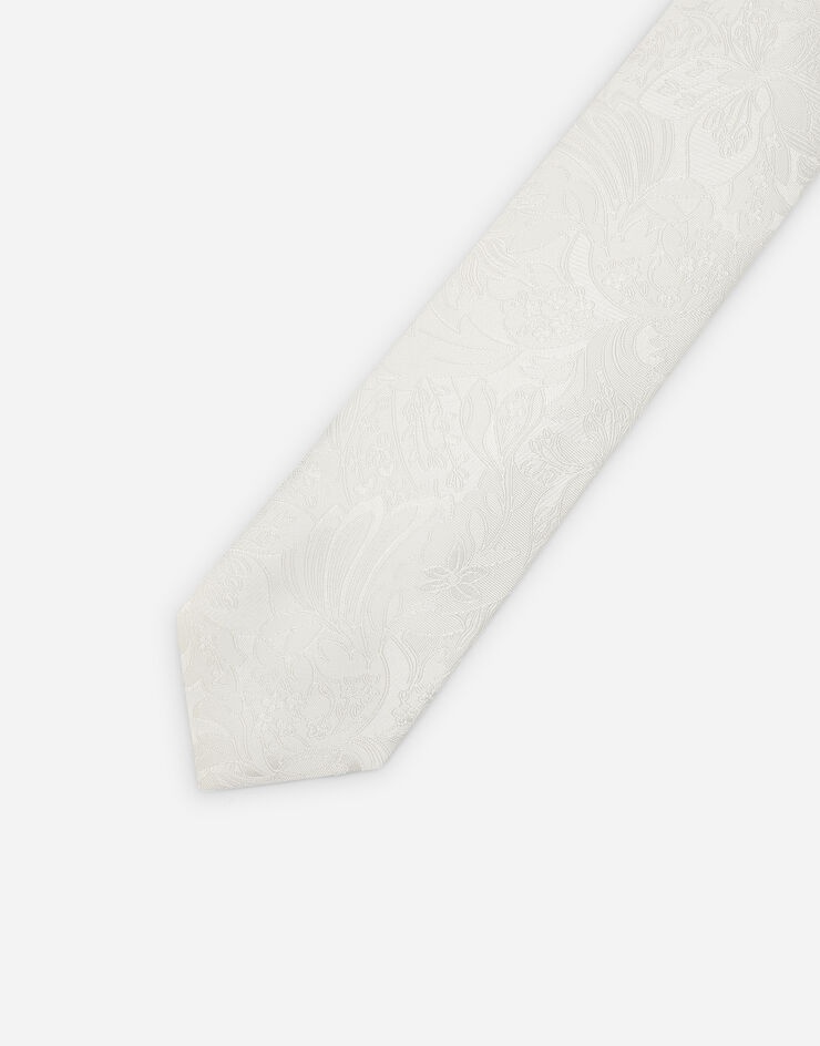 6-cm silk jacquard blade tie - 3