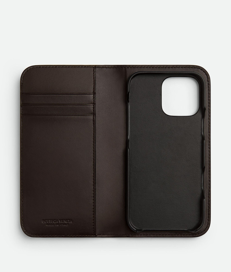 Bottega Veneta Intrecciato Iphone 16 Pro Foglio Case outlook