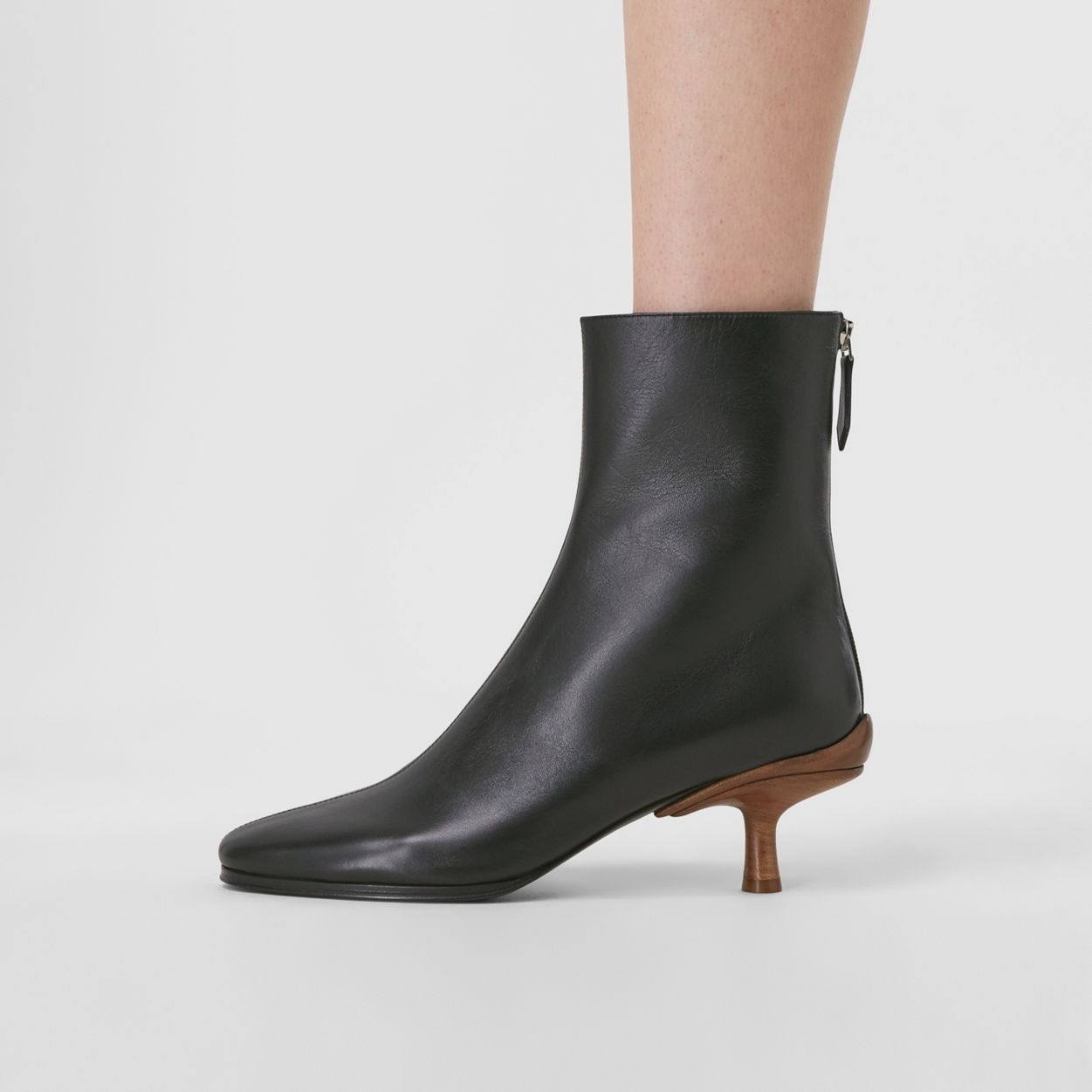 Lambskin Kitten-heel Boots - 3