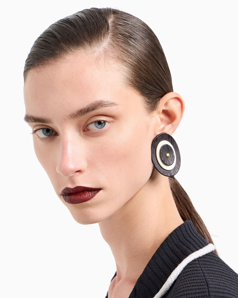 LASER-CUT RESIN CLIP-ON EARRINGS 3